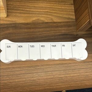 White Weekly Pill Organizer